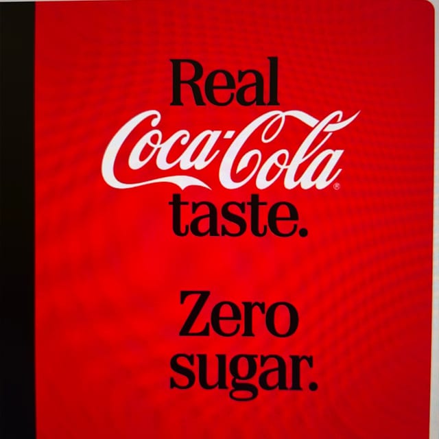Coca-Cola Zero Sugar.