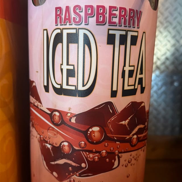 Unsweetened Raspberry Tea.